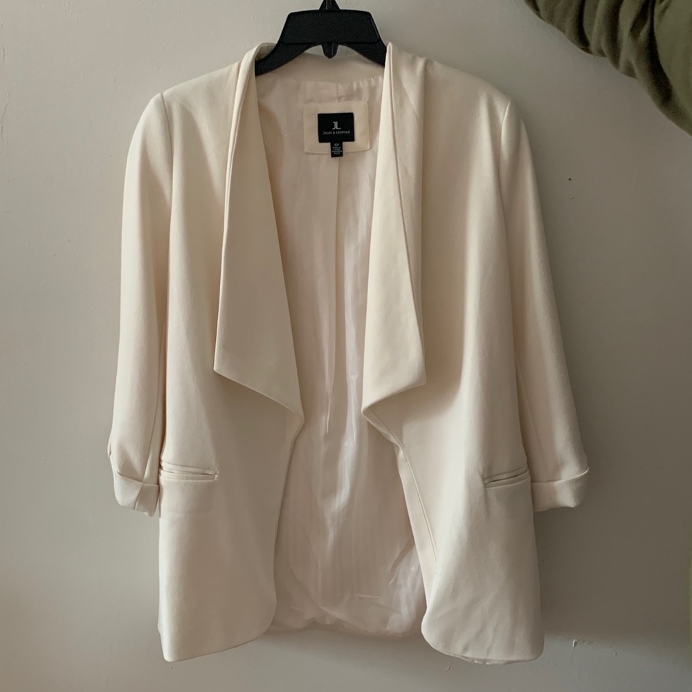 Cream blazer
